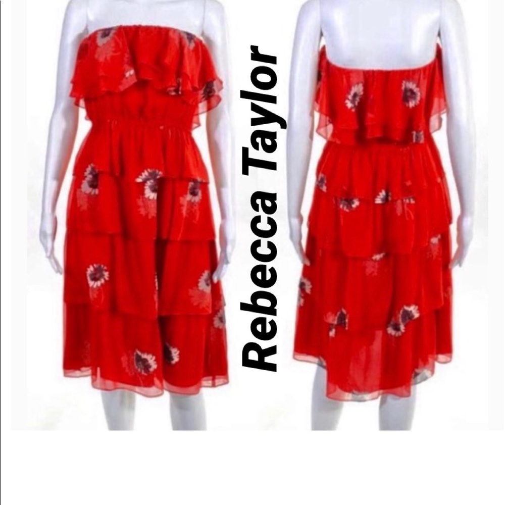 Rebecca Taylor dress 100% silk.